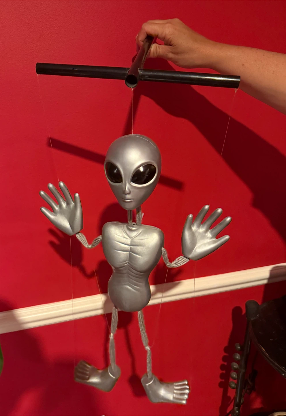 Alien Marionette String Puppet 1990s - photo 3