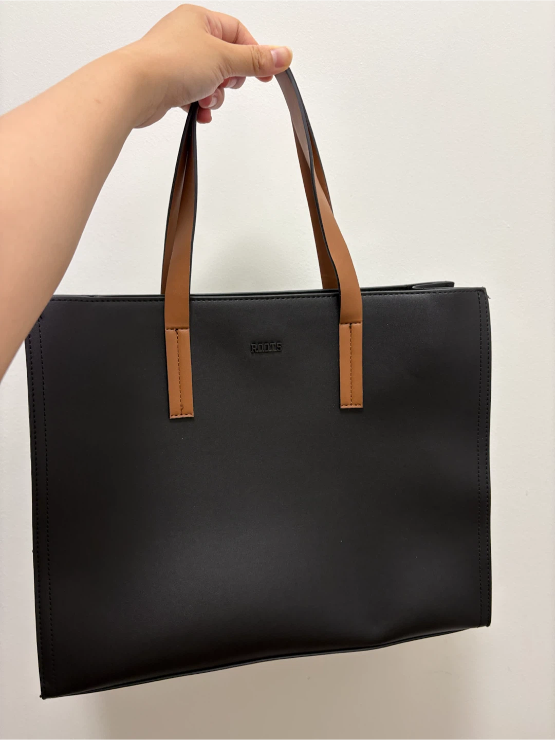 Roots leather totes