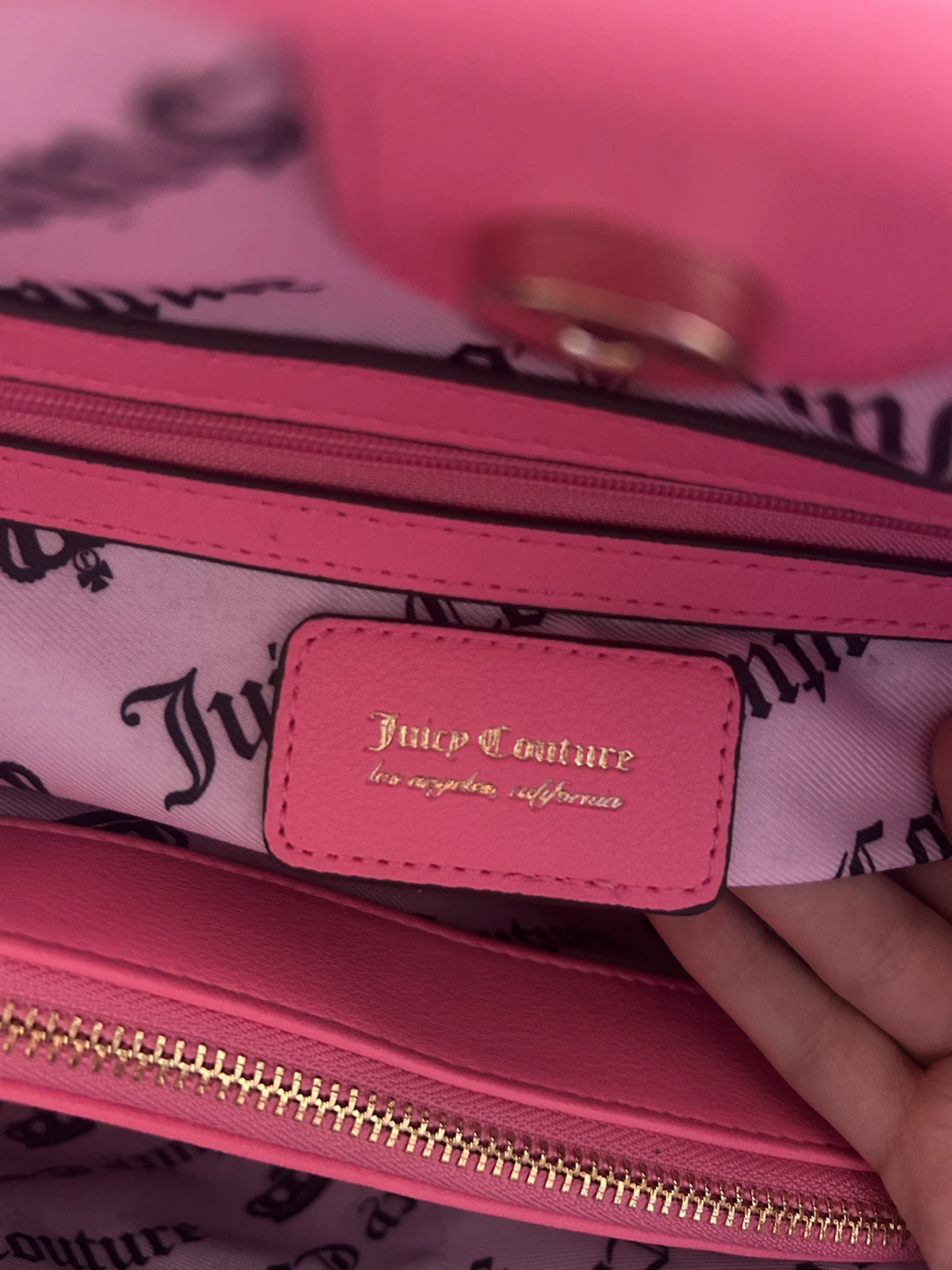 Juicy Couture Mint Green & Pink Tote Bag 🍒 - photo 5