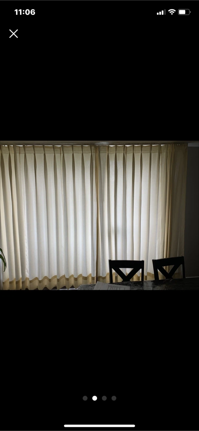 Cream Curtains