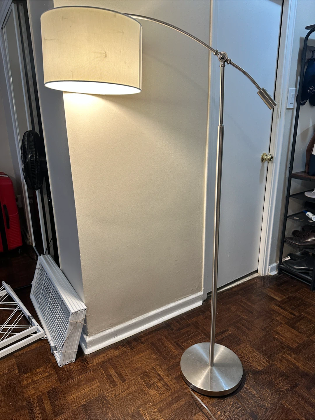 Arc Floor Lamp - Brushed Nickel