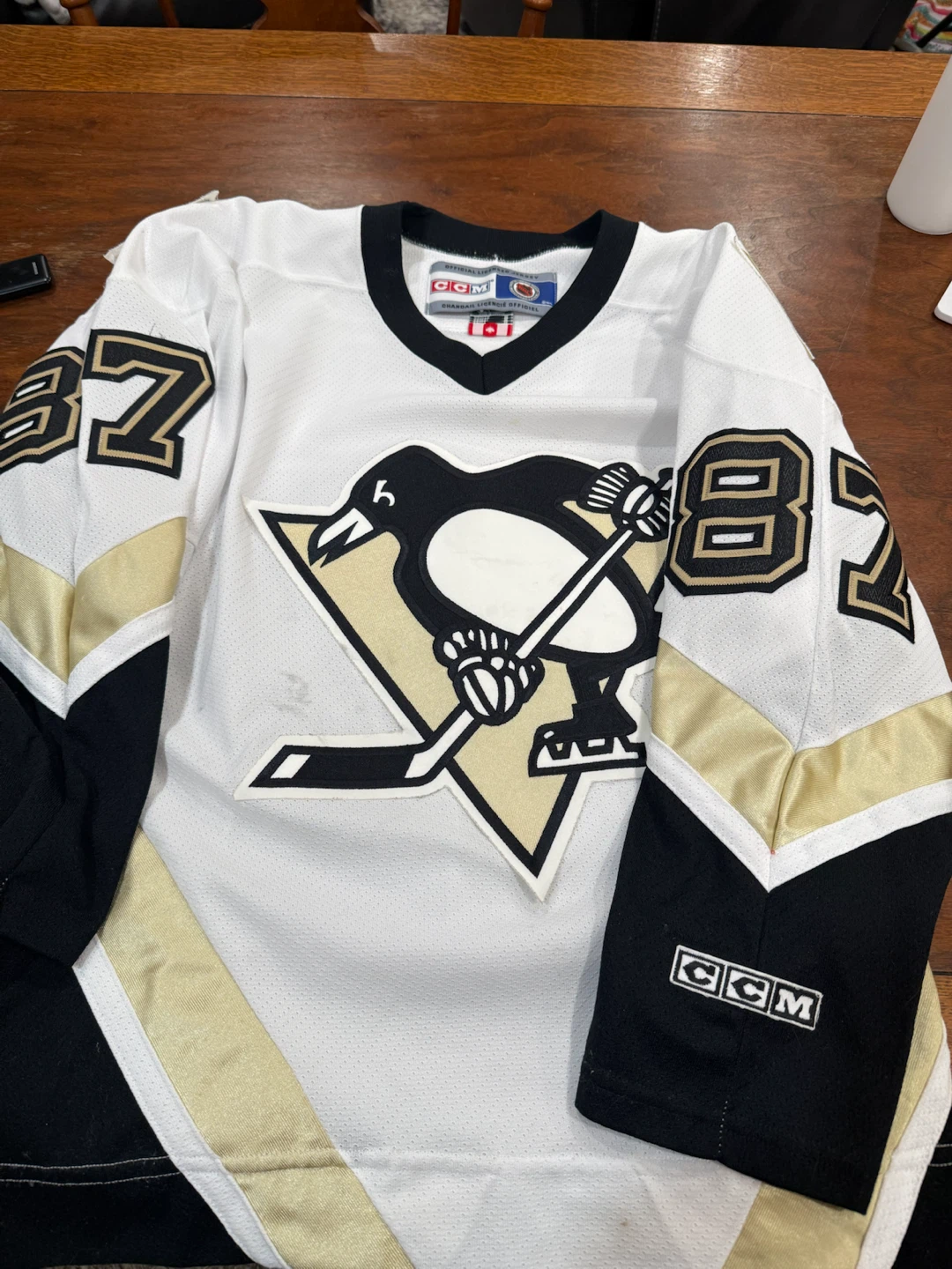 CCM Pittsburgh Penguins Crosby #87 Hockey Jersey