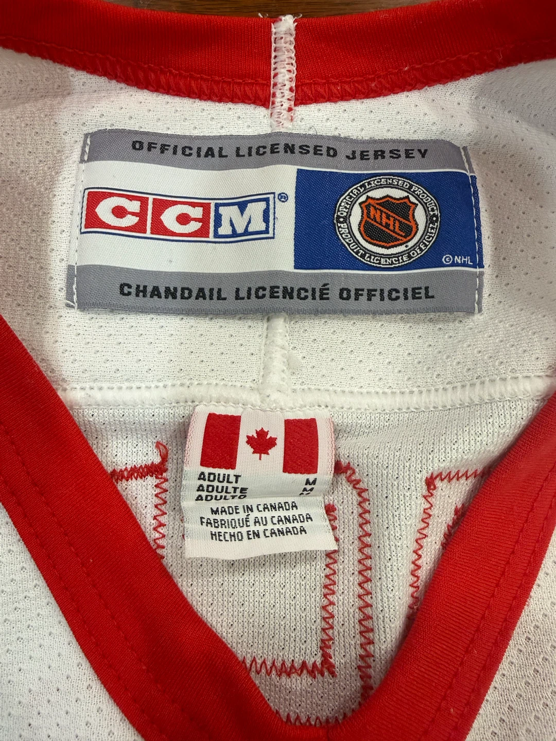 CCM Detroit Red Wings Hasek #39 Hockey Jersey - photo 3