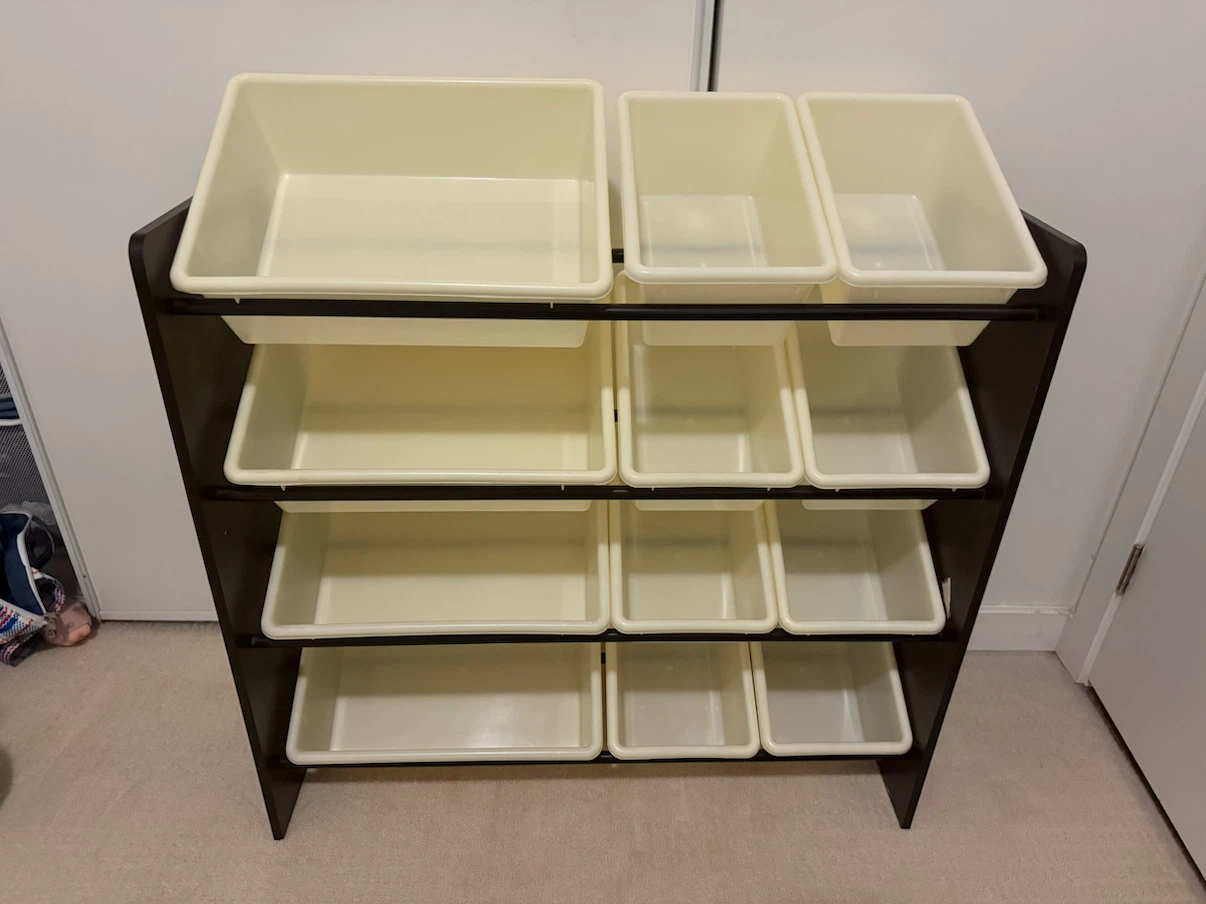 Toy Storage Organizer with Bins