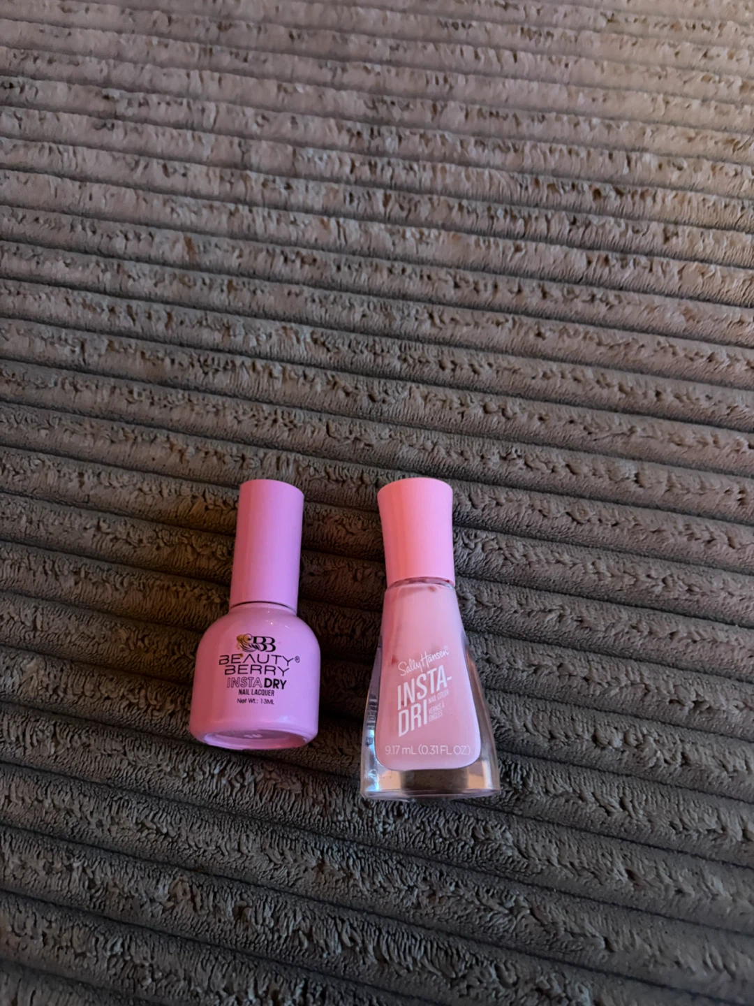 Sally Hansen & Beauty Berry Insta-Dri Nail Lacquer