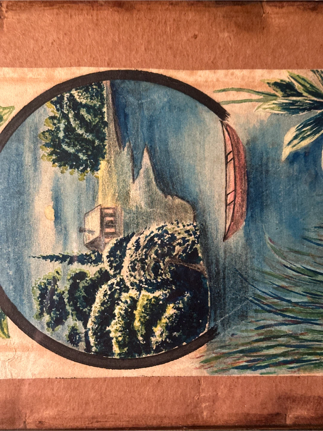 1935 Antique Folk Art Painting Kyiv Ukraine S. Scholtz - photo 4