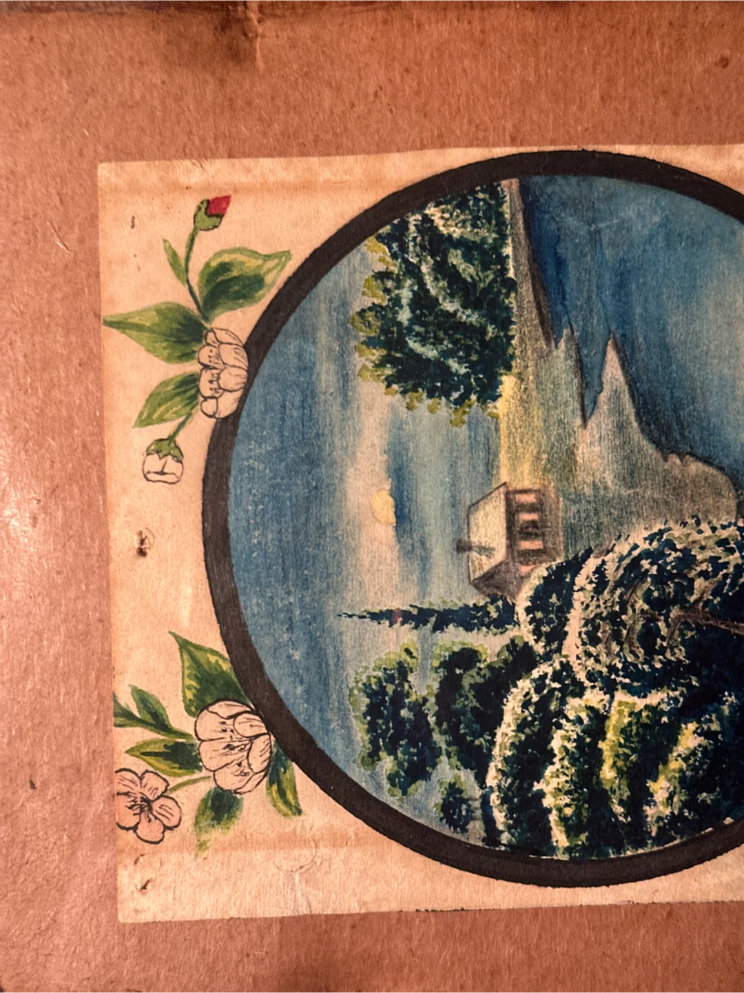 1935 Antique Folk Art Painting Kyiv Ukraine S. Scholtz - photo 5