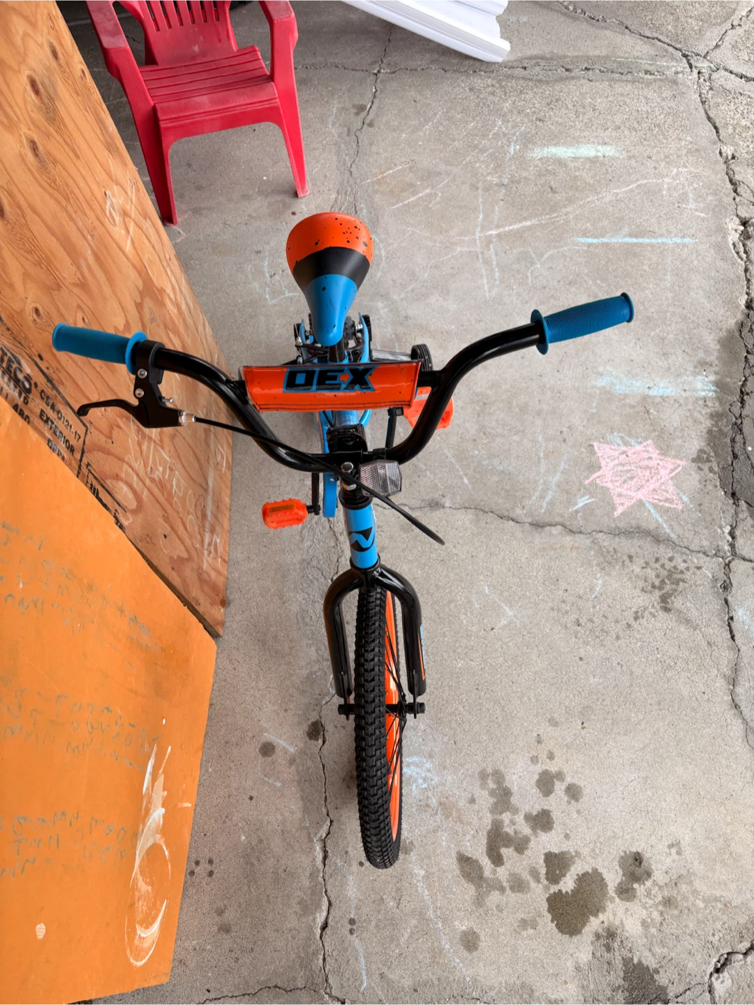 Nakamura BMX Kids Bike Blue Orange