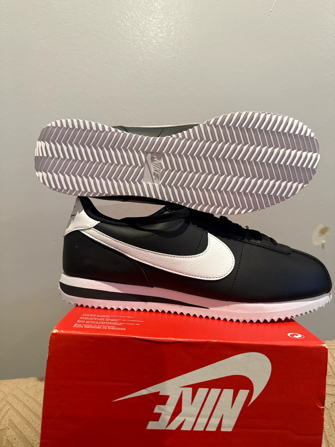Nike Cortez Black White Men's Shoes Size 8 - photo 5