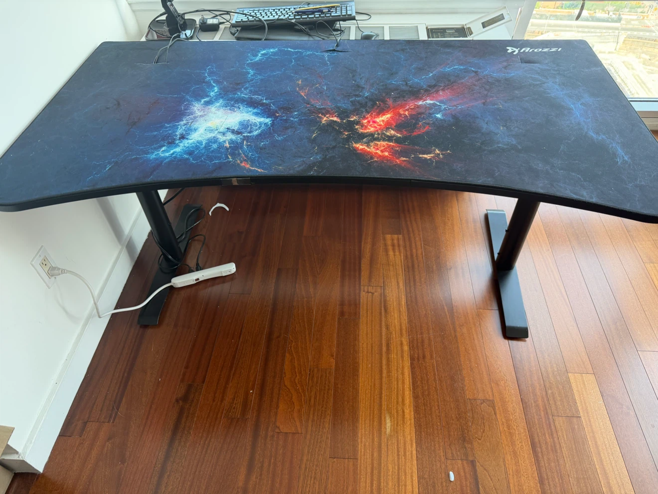 Arozzi Gaming Desk with Cosmic Design