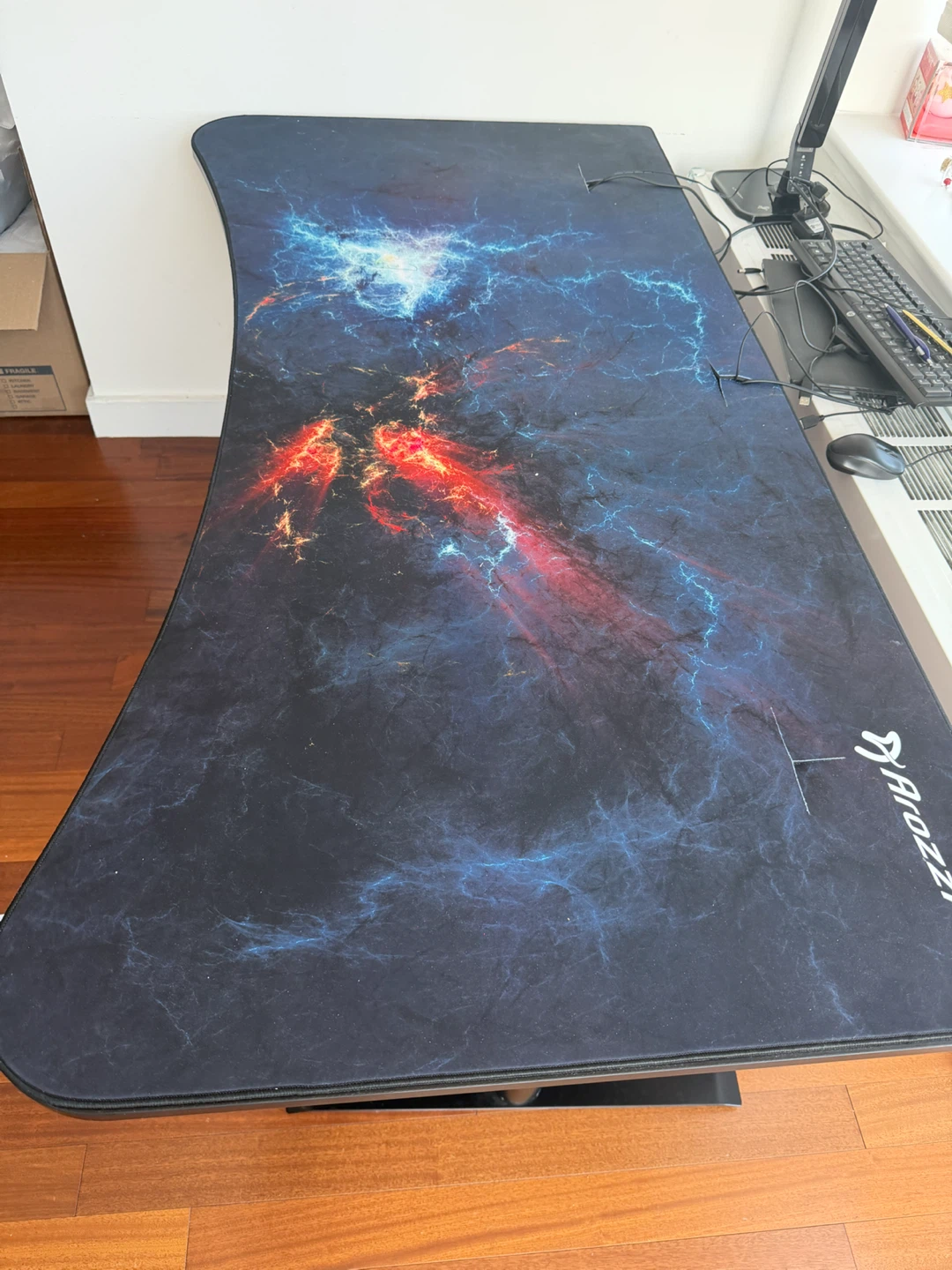 Arozzi Gaming Desk with Cosmic Design - photo 3
