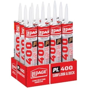 LePage PL 400 Subfloor & Deck Construction Adhesive - 825 mL
