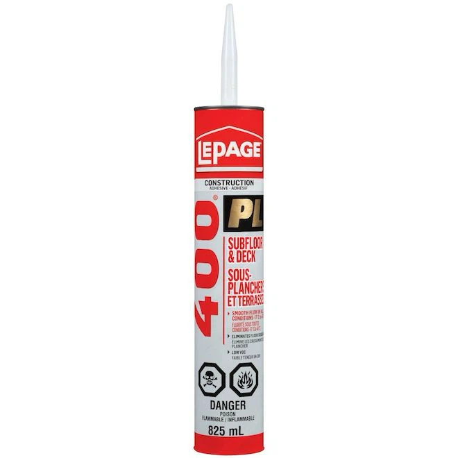 LePage PL 400 Subfloor & Deck Construction Adhesive - 825 mL - photo 2