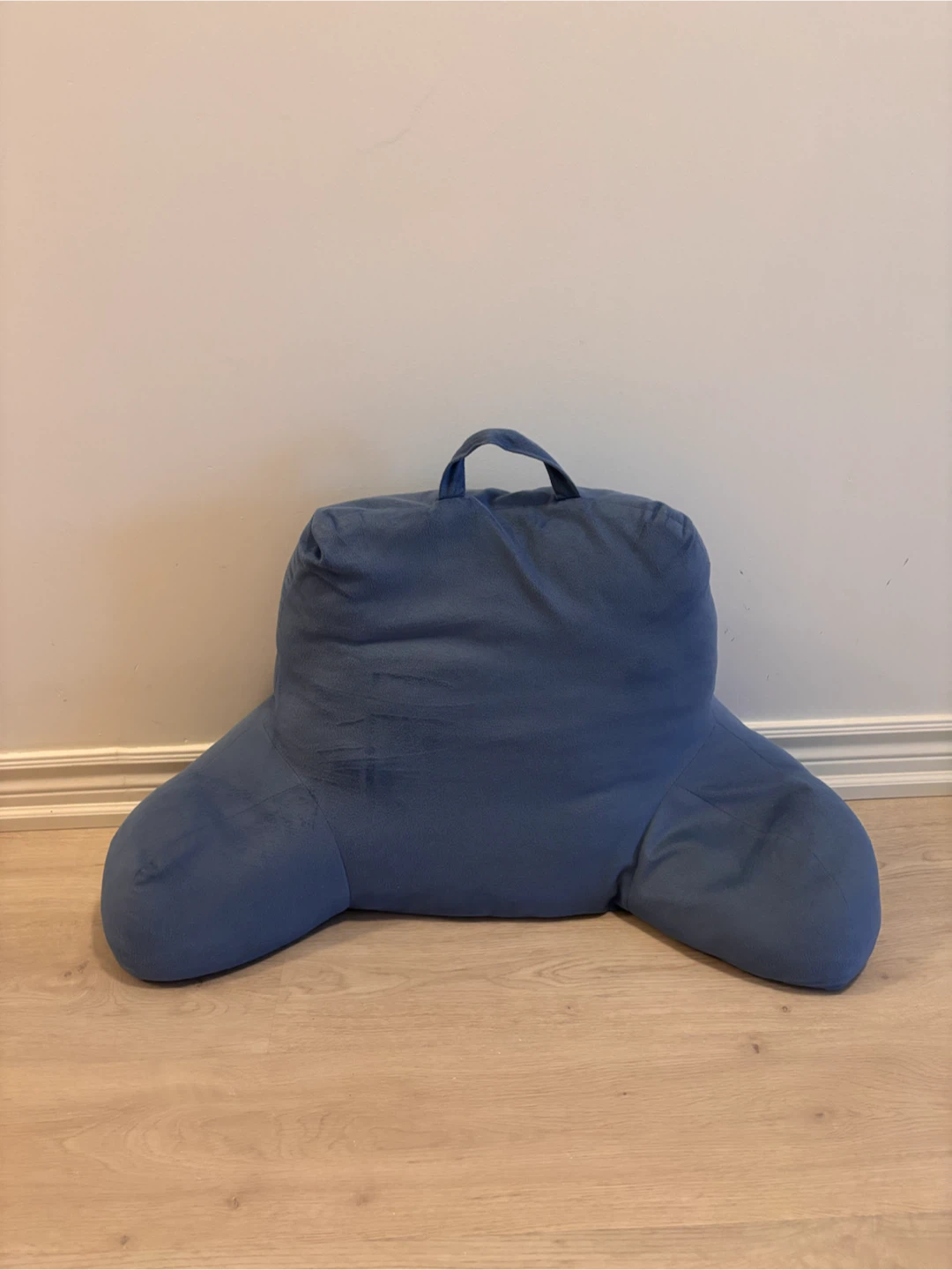 Blue Reading Pillow with Arms