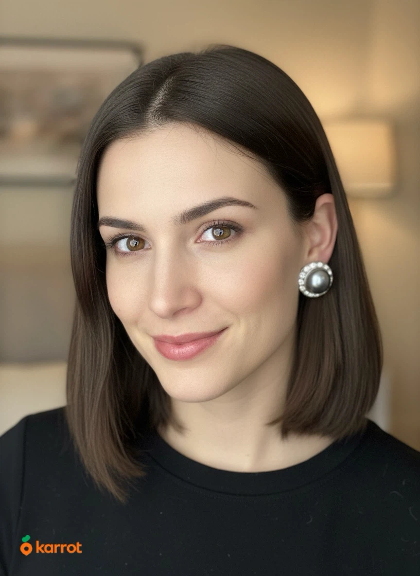 Clip-on Earrings with Faux Pearls and Rhinestones - photo 5