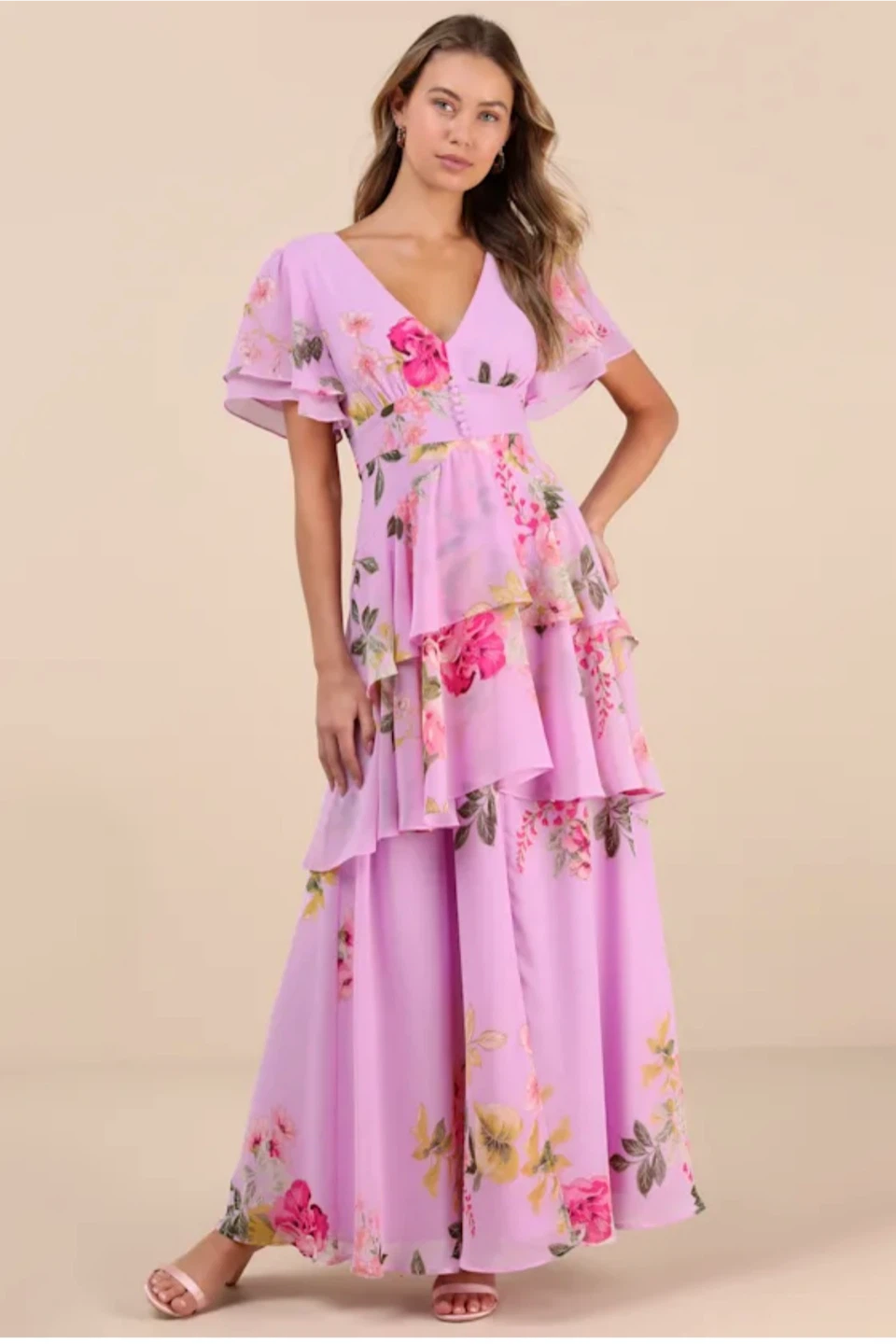 Floral Tiered Maxi Dress - photo 3
