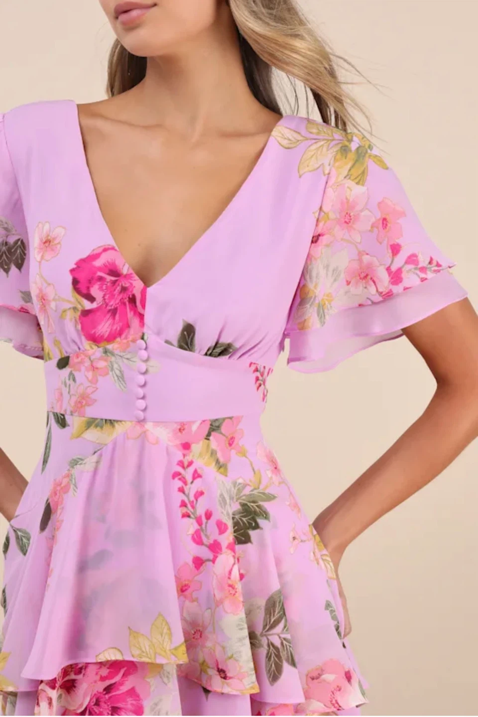 Floral Tiered Maxi Dress - photo 4