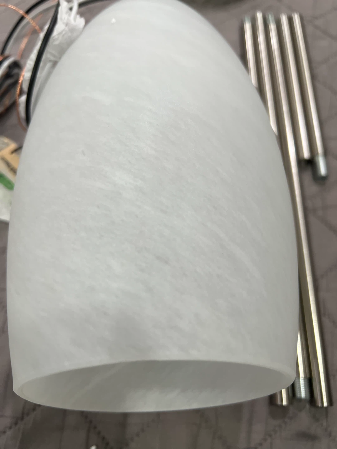 Glass Pendant Light Fixture - photo 2
