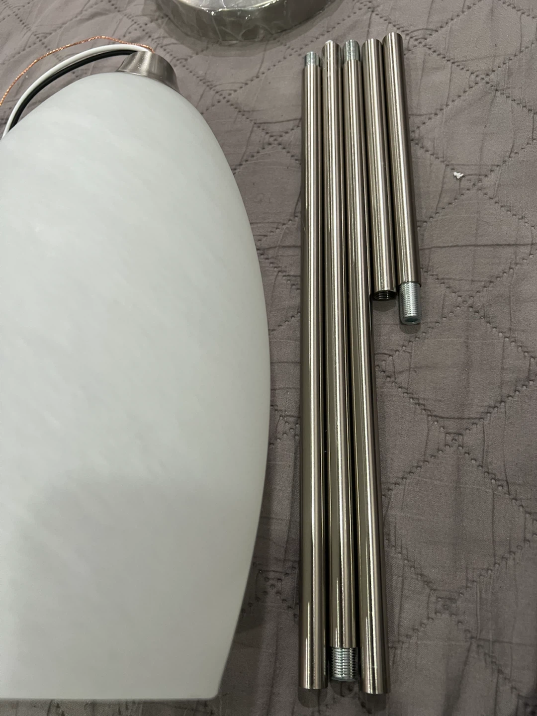 Glass Pendant Light Fixture - photo 4