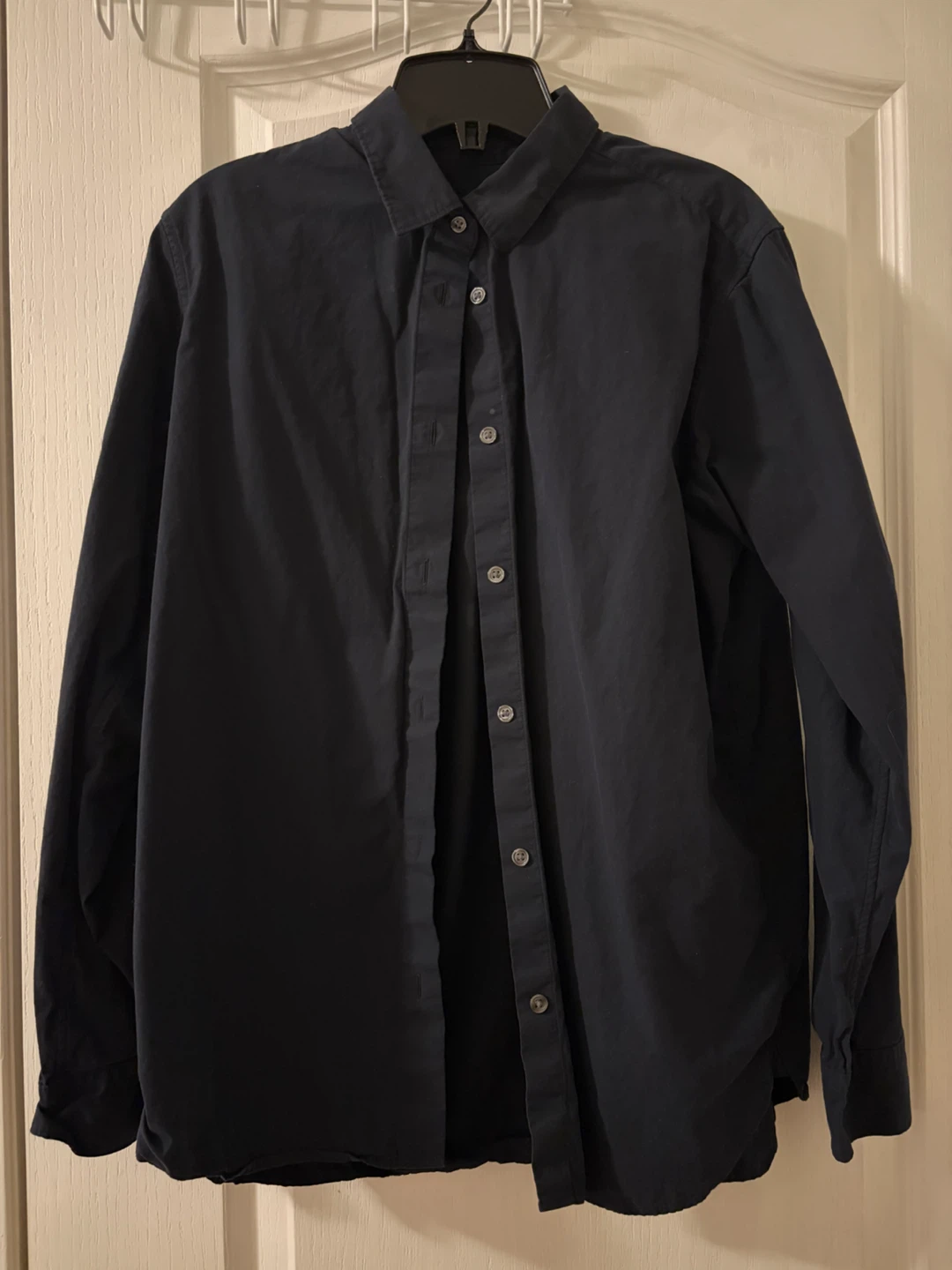 Black button up shirt