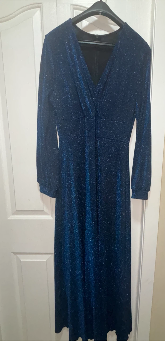 Sparkly navy blue dress
