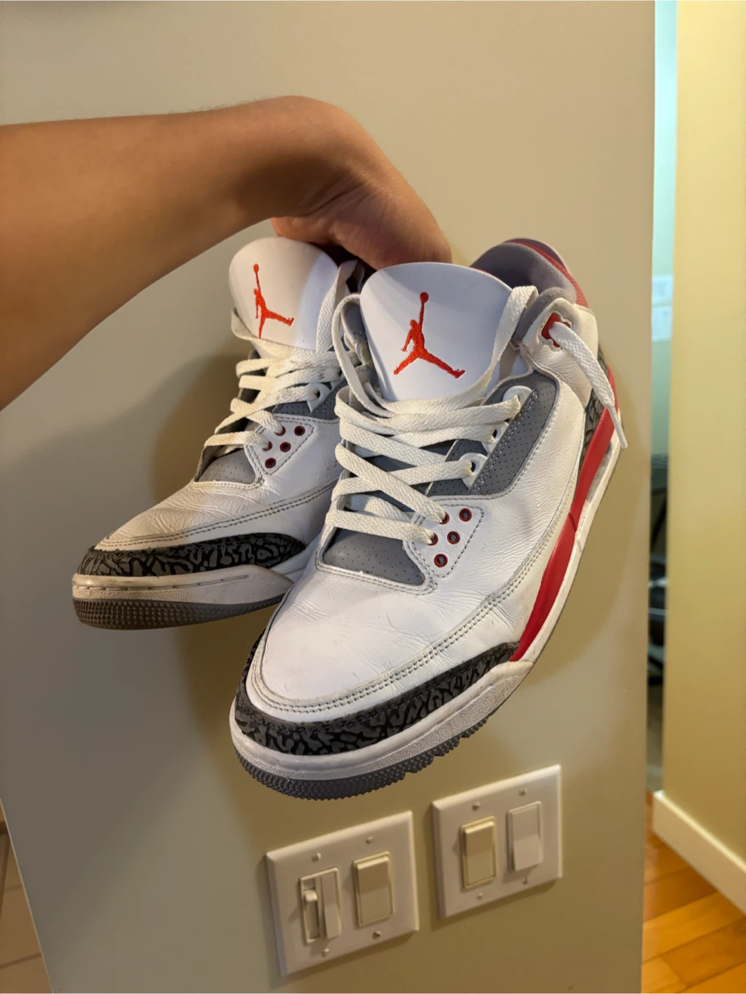 Air Jordan 3 Retro "Fire Red" (2022) – Men's Size 11