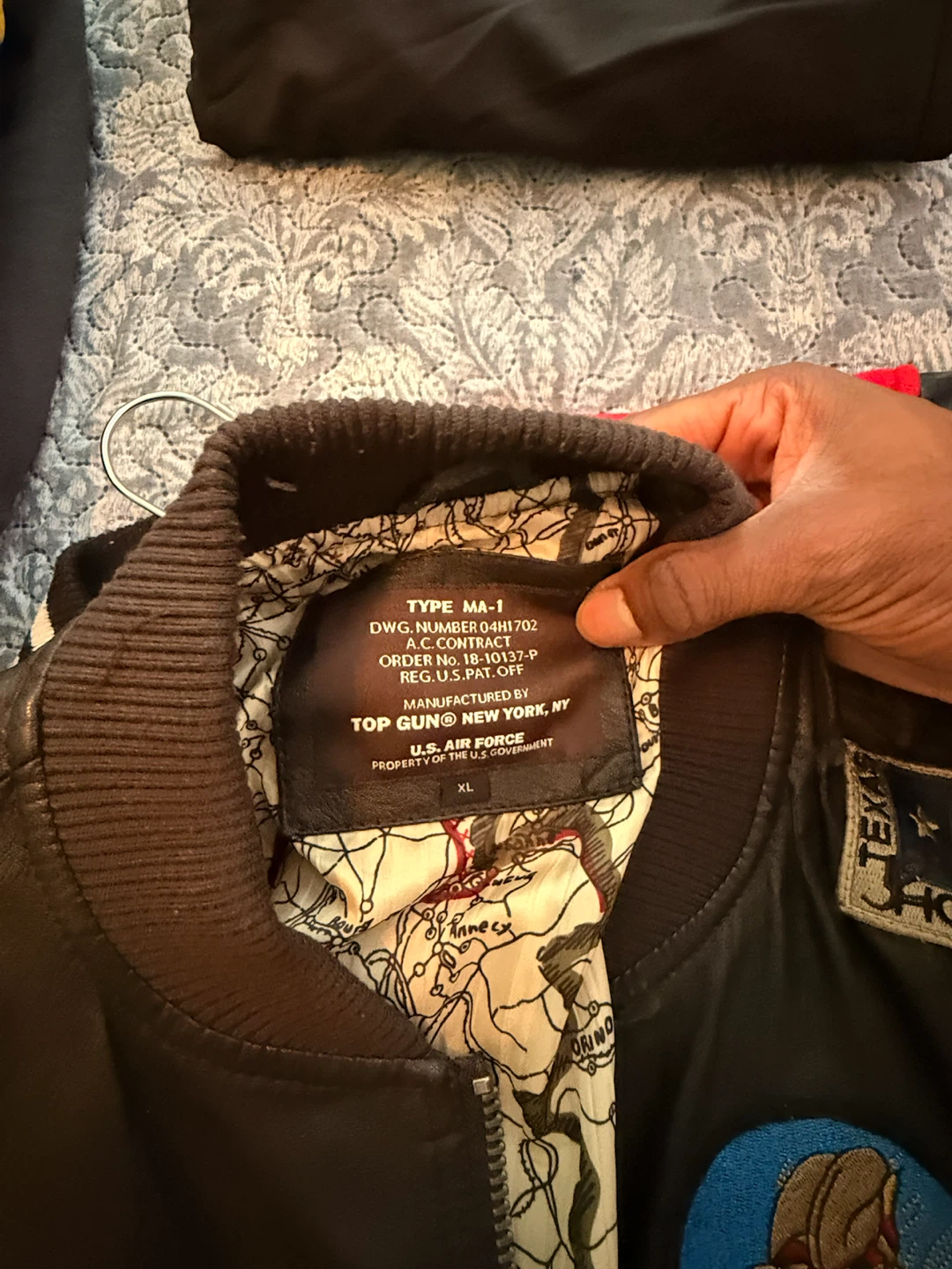 Top Gun MA-1 Bomber Jacket XL - photo 2