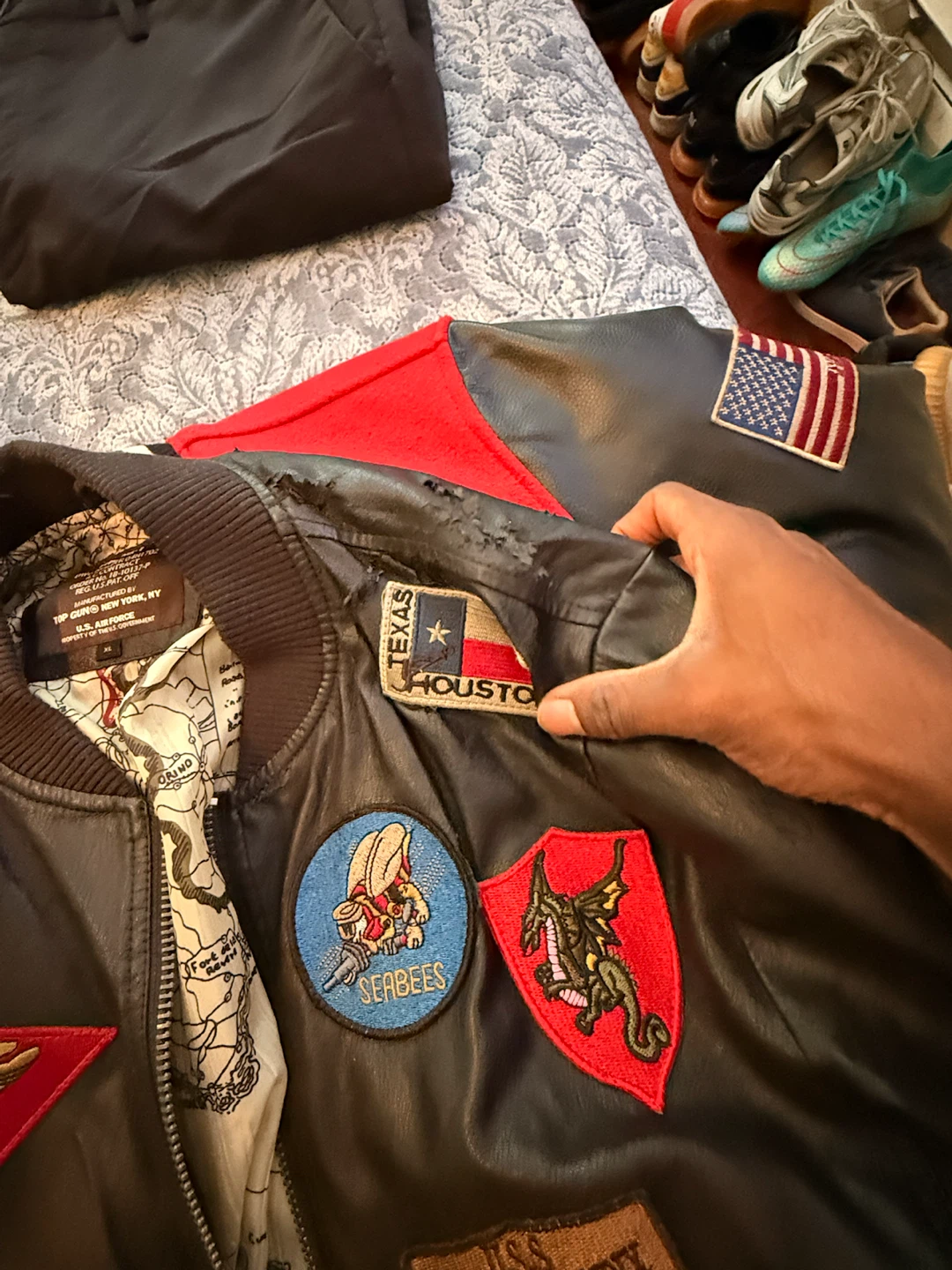 Top Gun MA-1 Bomber Jacket XL - photo 3