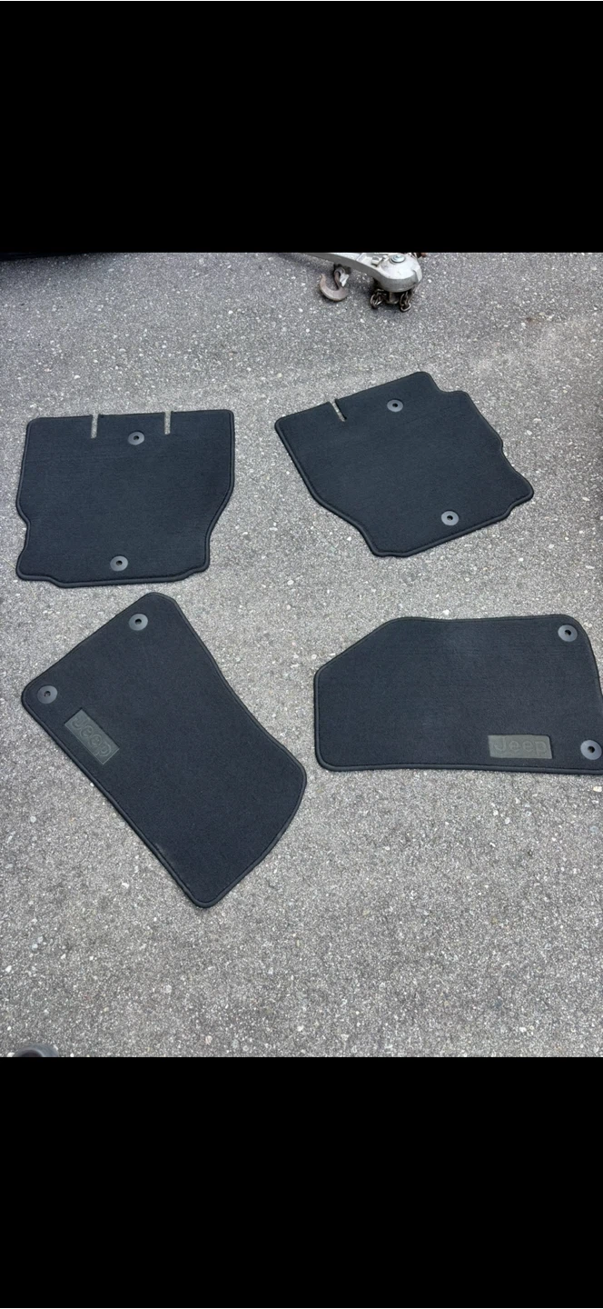 2023Jeep Wrangler All Weather Floor Mats Set
