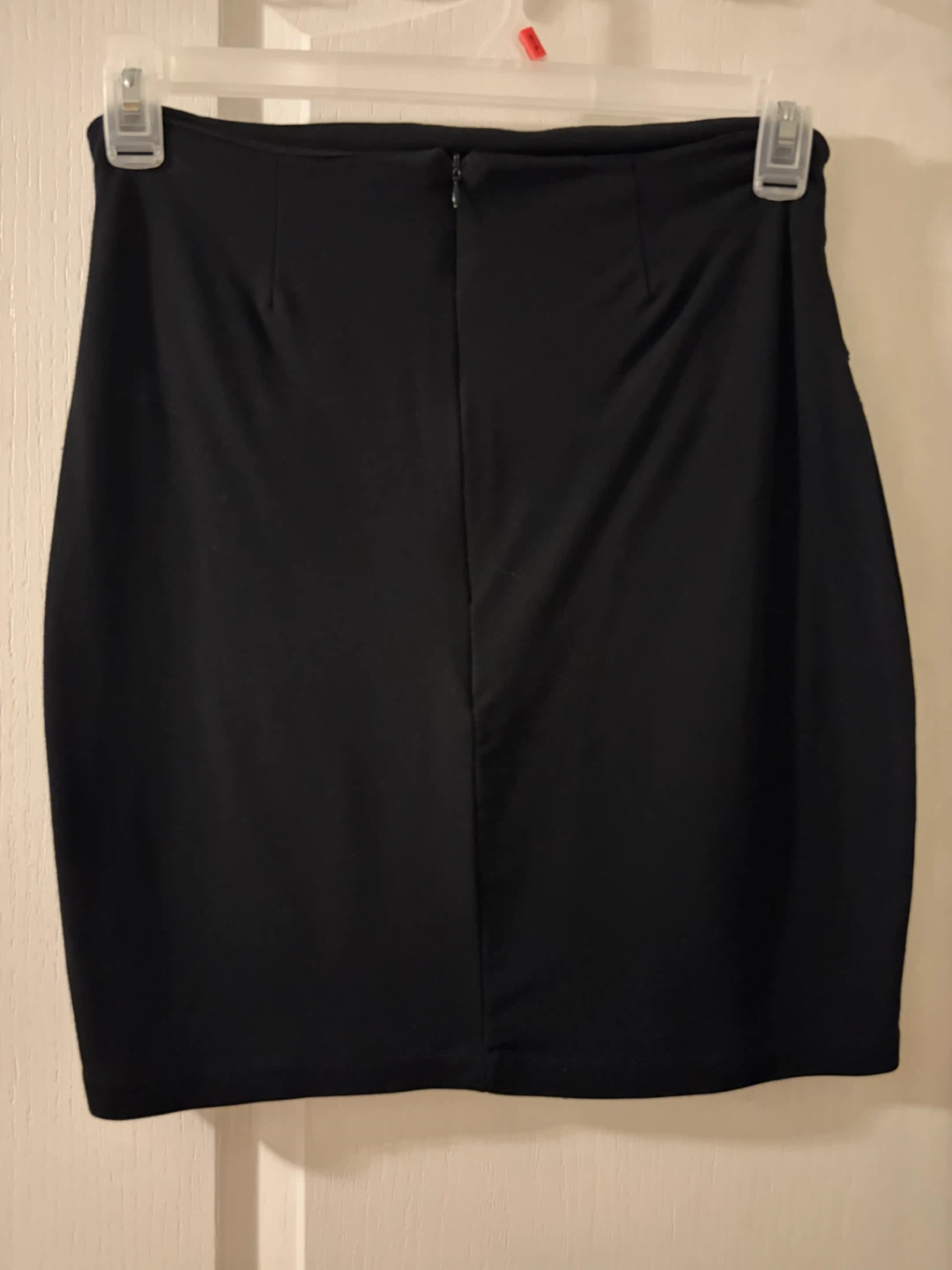 Black skirt with buckle detail - photo 2