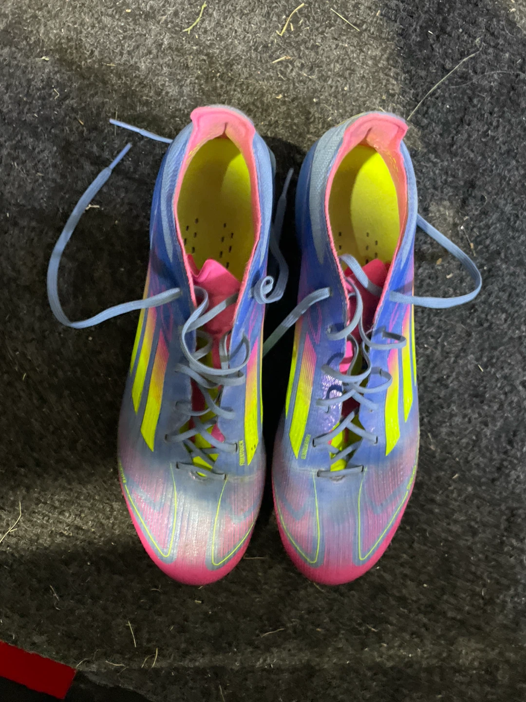 Adidas F50 green pink and blue colour way size 8.5 men’s us