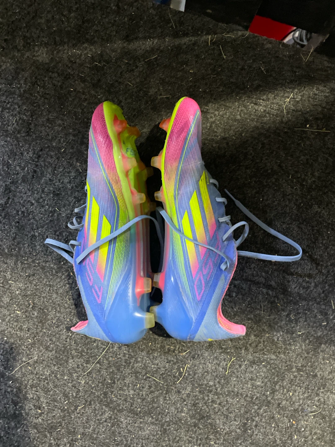 Adidas F50 green pink and blue colour way size 8.5 men’s us - photo 2