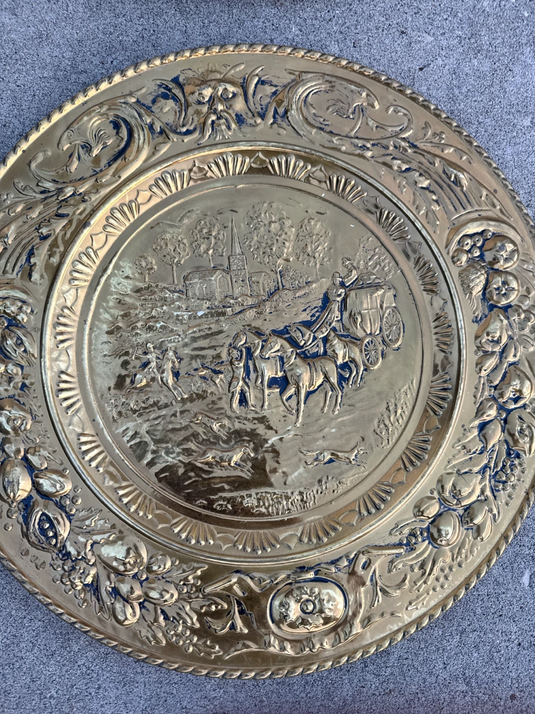 Antique gold plates each 10 - photo 4