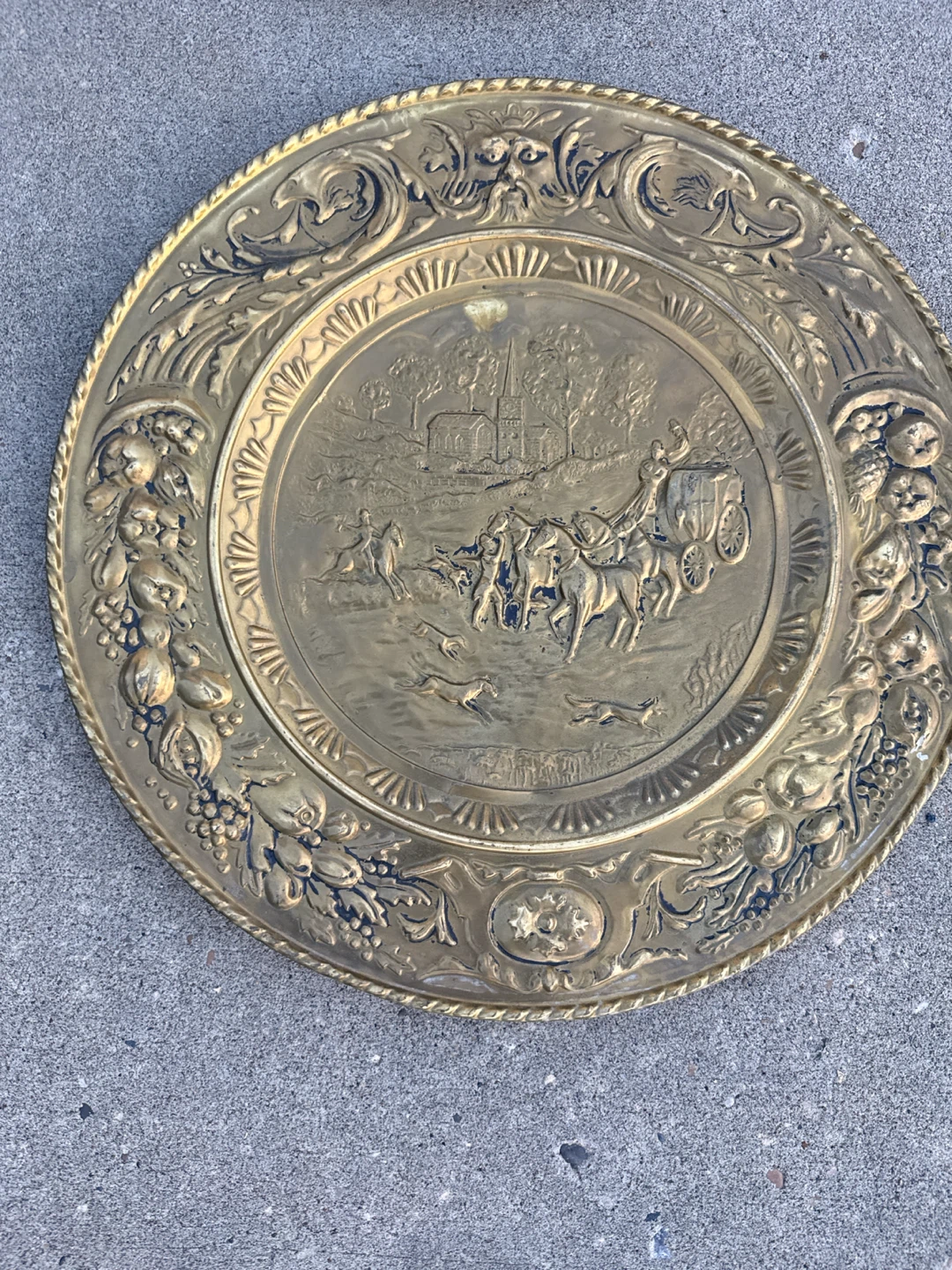 Antique gold plates each 10 - photo 5
