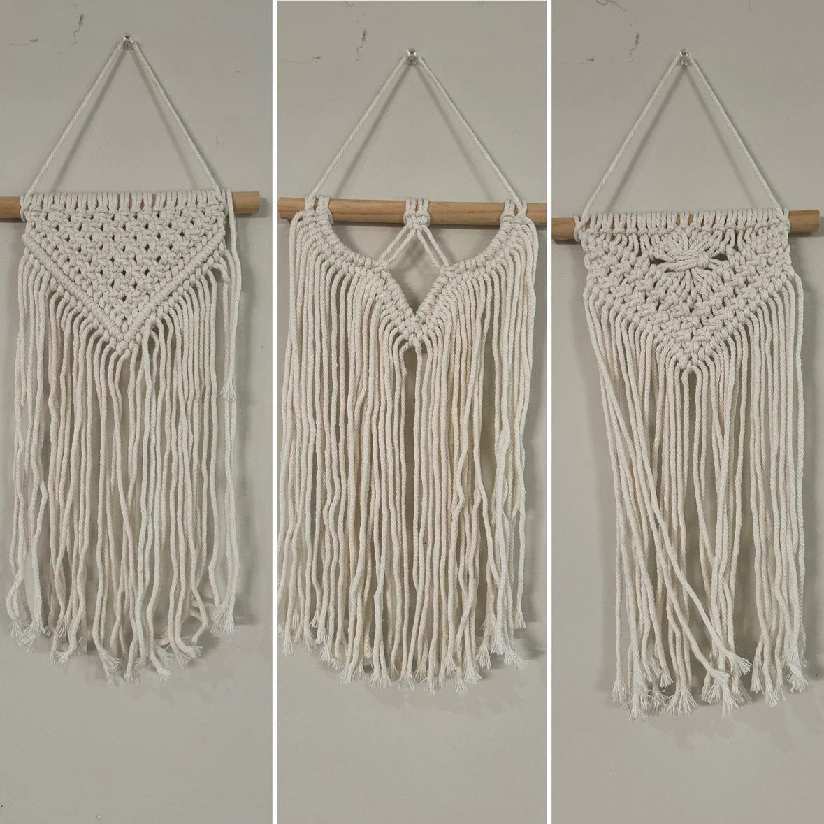 Macrame Wall Hangings x3
