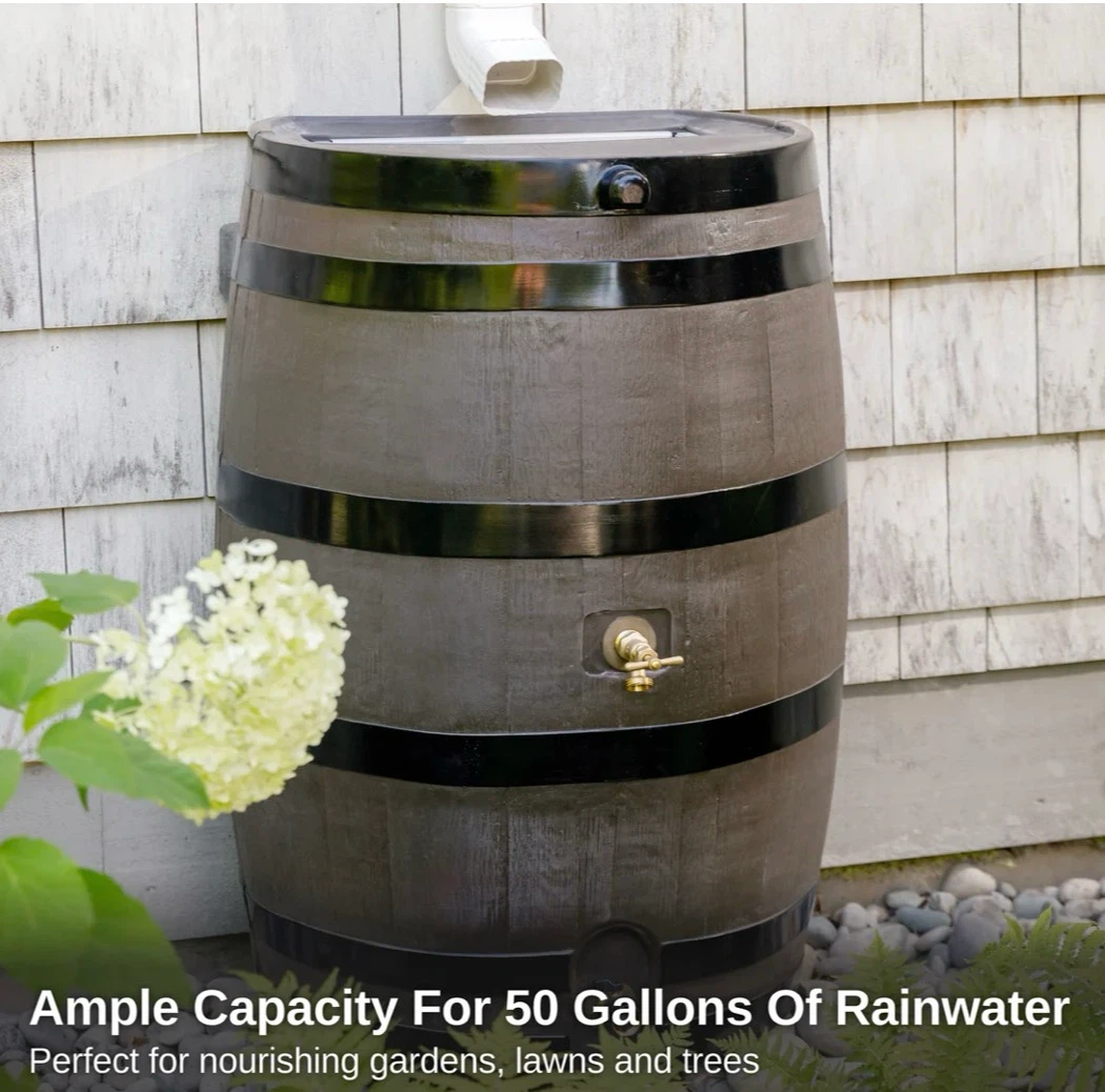 Brand New - RTS Flat Back Dual Spiggot Rain Barrel For Sale - photo 5