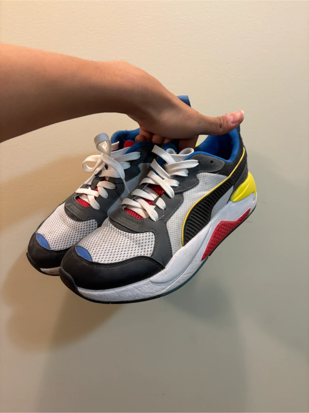 Puma X-Ray Sneakers "Black Red Yellow" – Men's Size 11