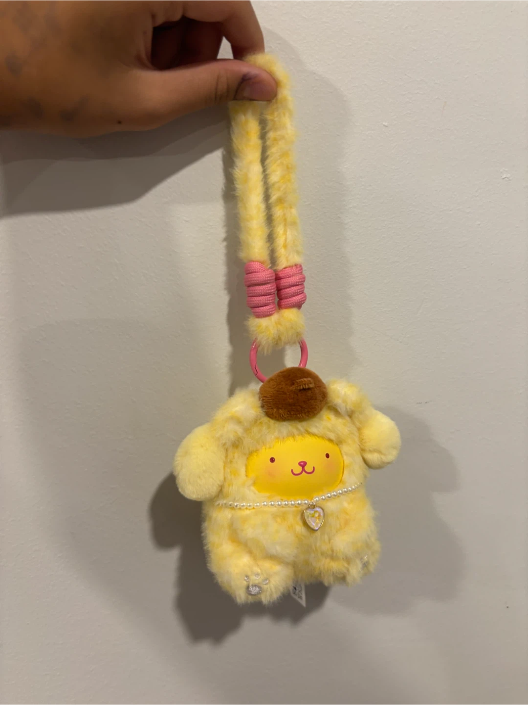 Sanrio Pompompurin keychain