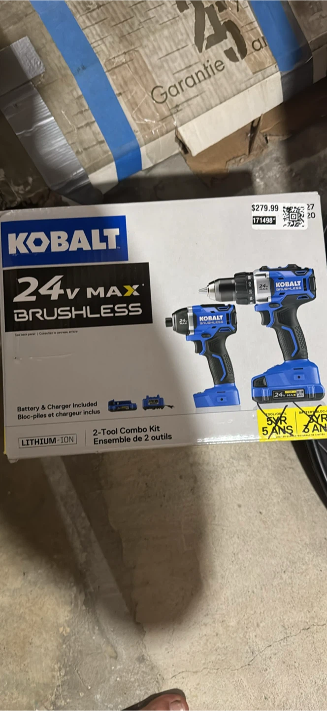 Kobalt 24V MAX Brushless 2-Tool Combo Kit - photo 2