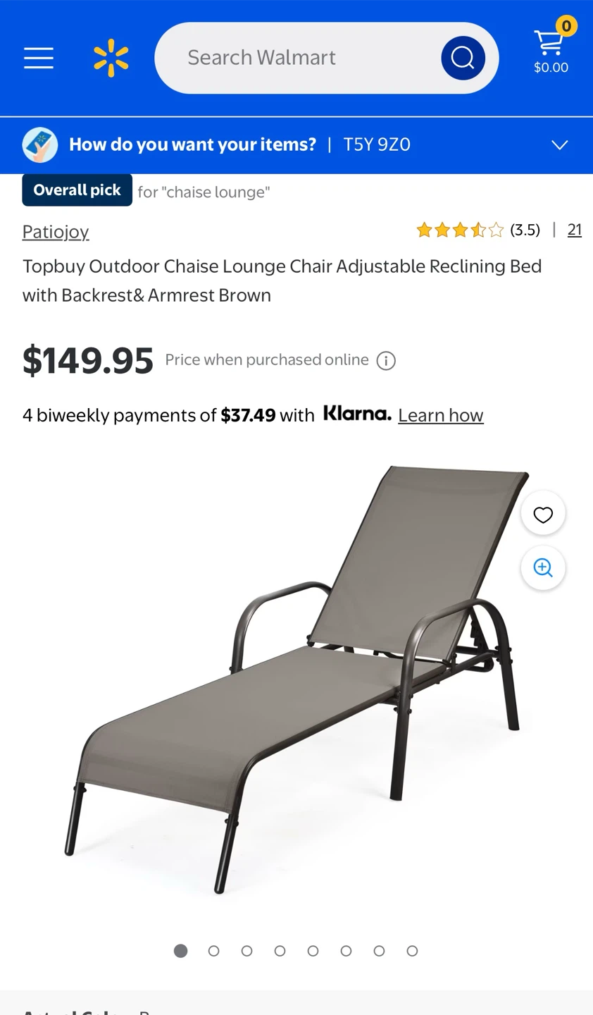 Patiojoy Outdoor Chaise Lounge Chair - photo 4