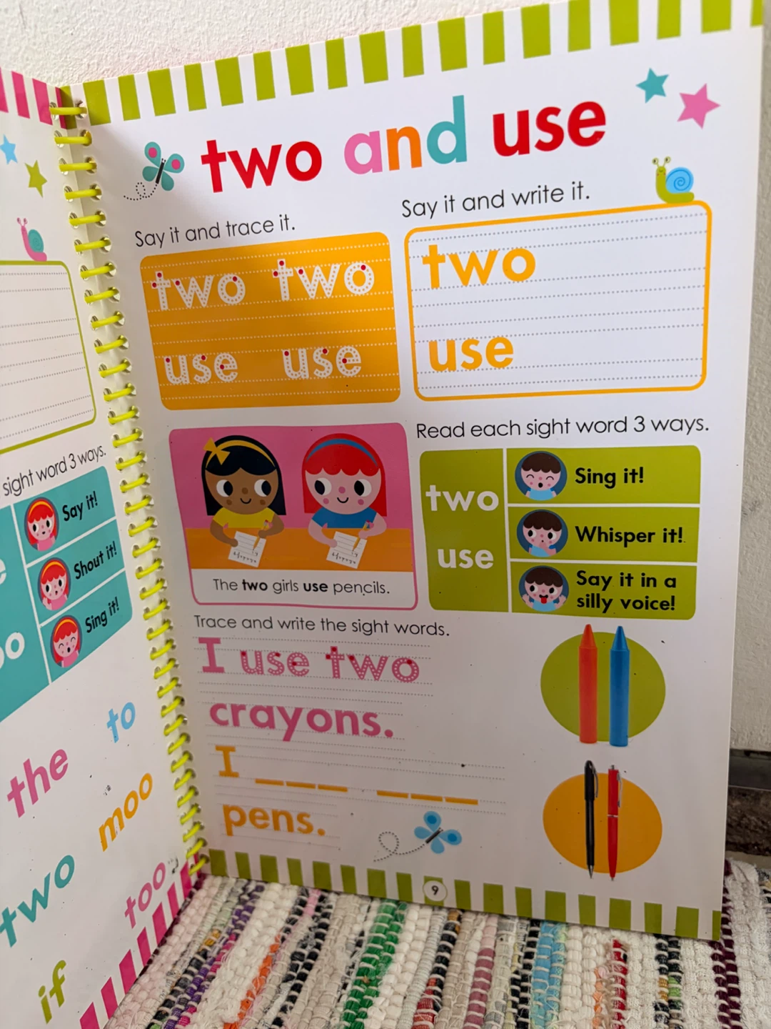 Sight words wipe clean book - photo 3