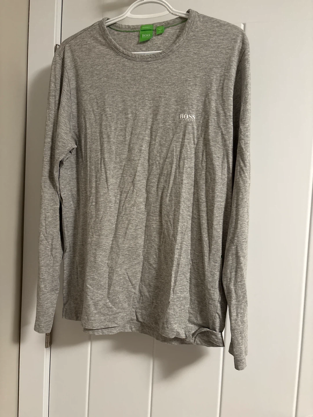 Hugo Boss Grey Long Sleeve T-Shirt