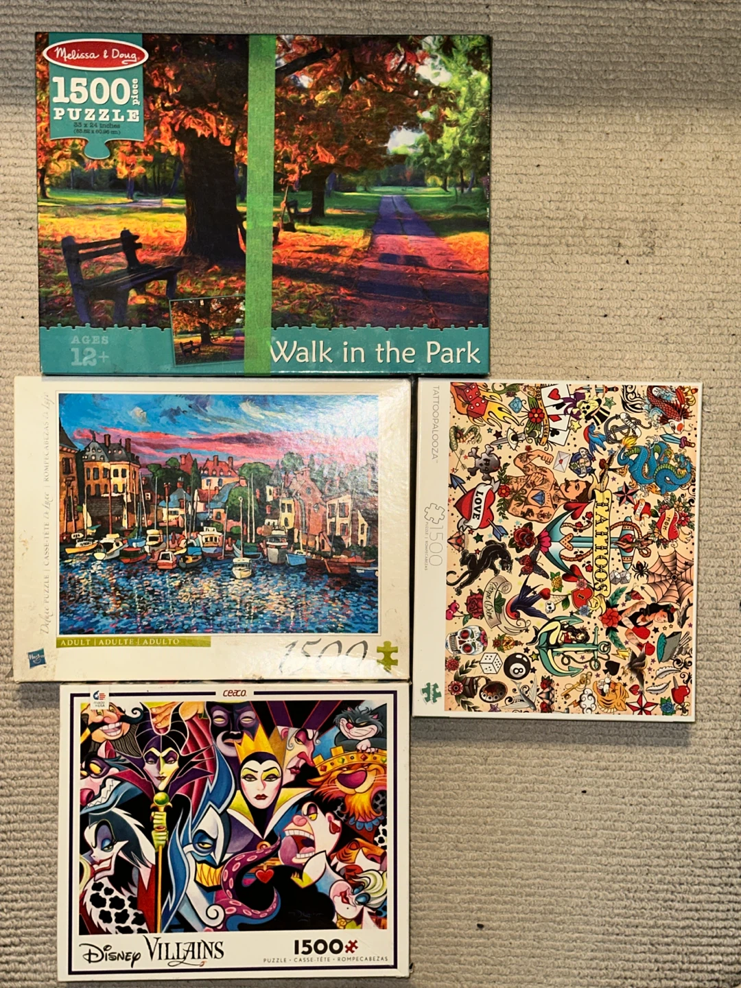 1500 Piece Puzzles
