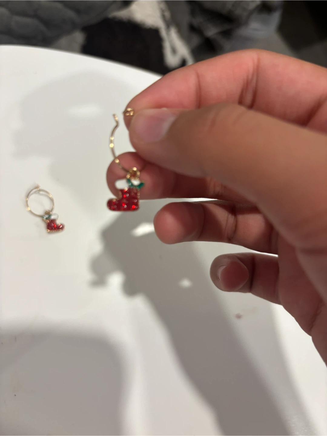 Christmas earrings - photo 2