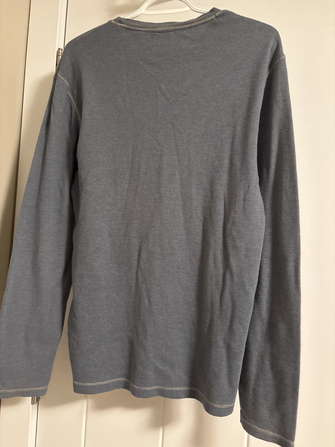 Men’s Buffalo Graphic Long Sleeve Thermal Shirt - Blue - Size M - photo 2