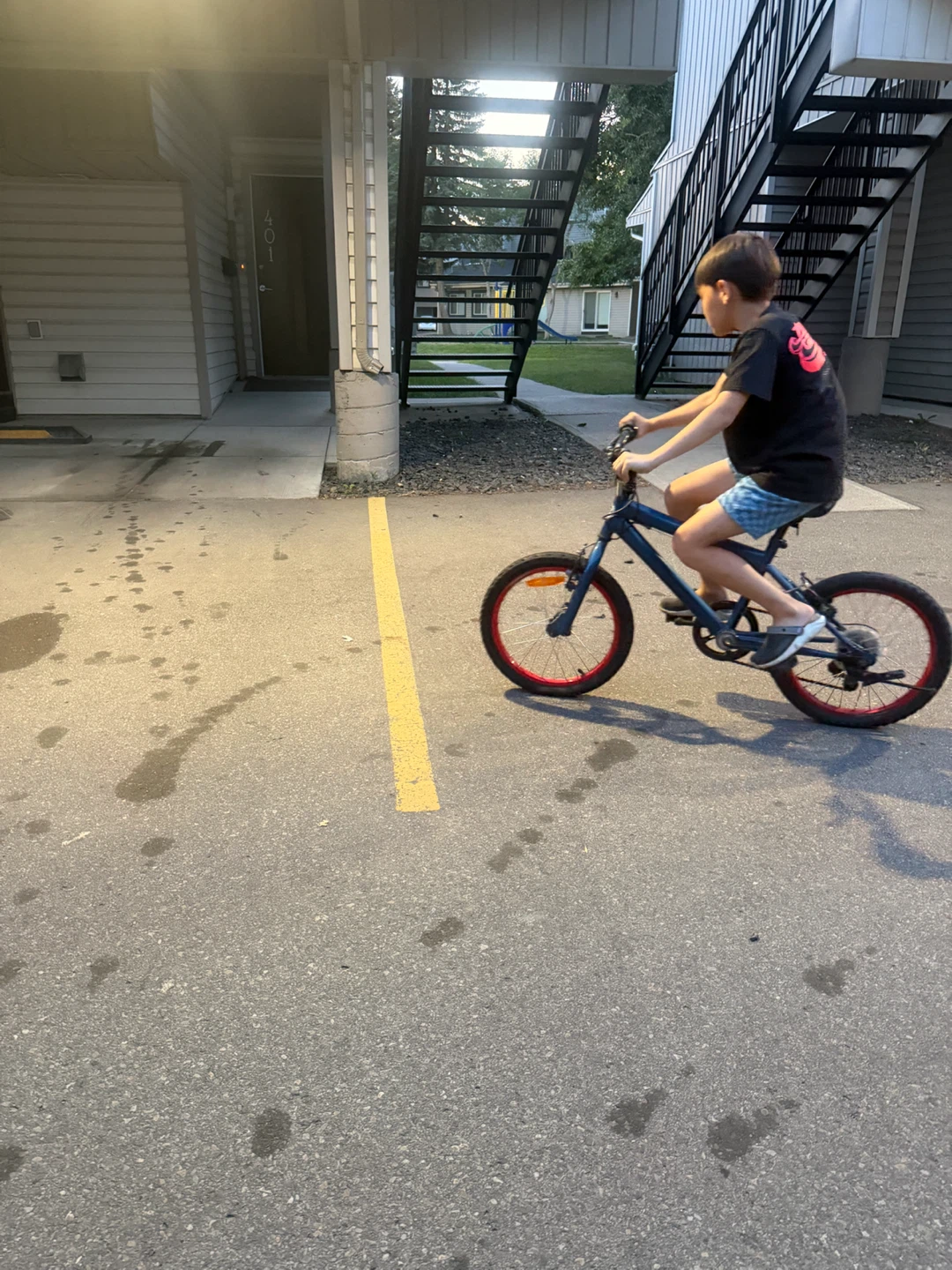 Blue Supercycle Kids Bike with Red Rims - photo 5