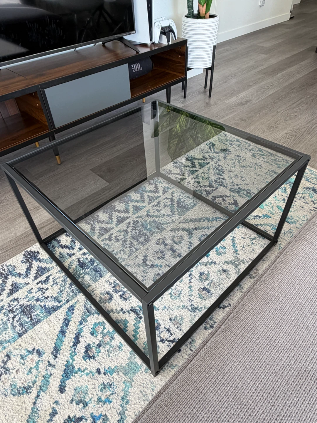 Glass Top Coffee Table
