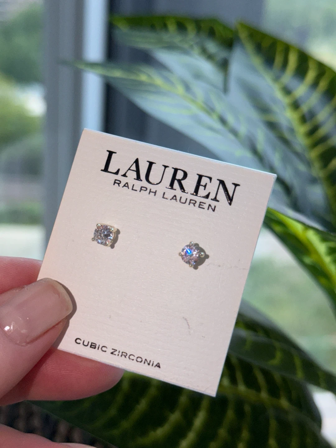Lauren Ralph Lauren Cubic Zirconia Stud Earrings