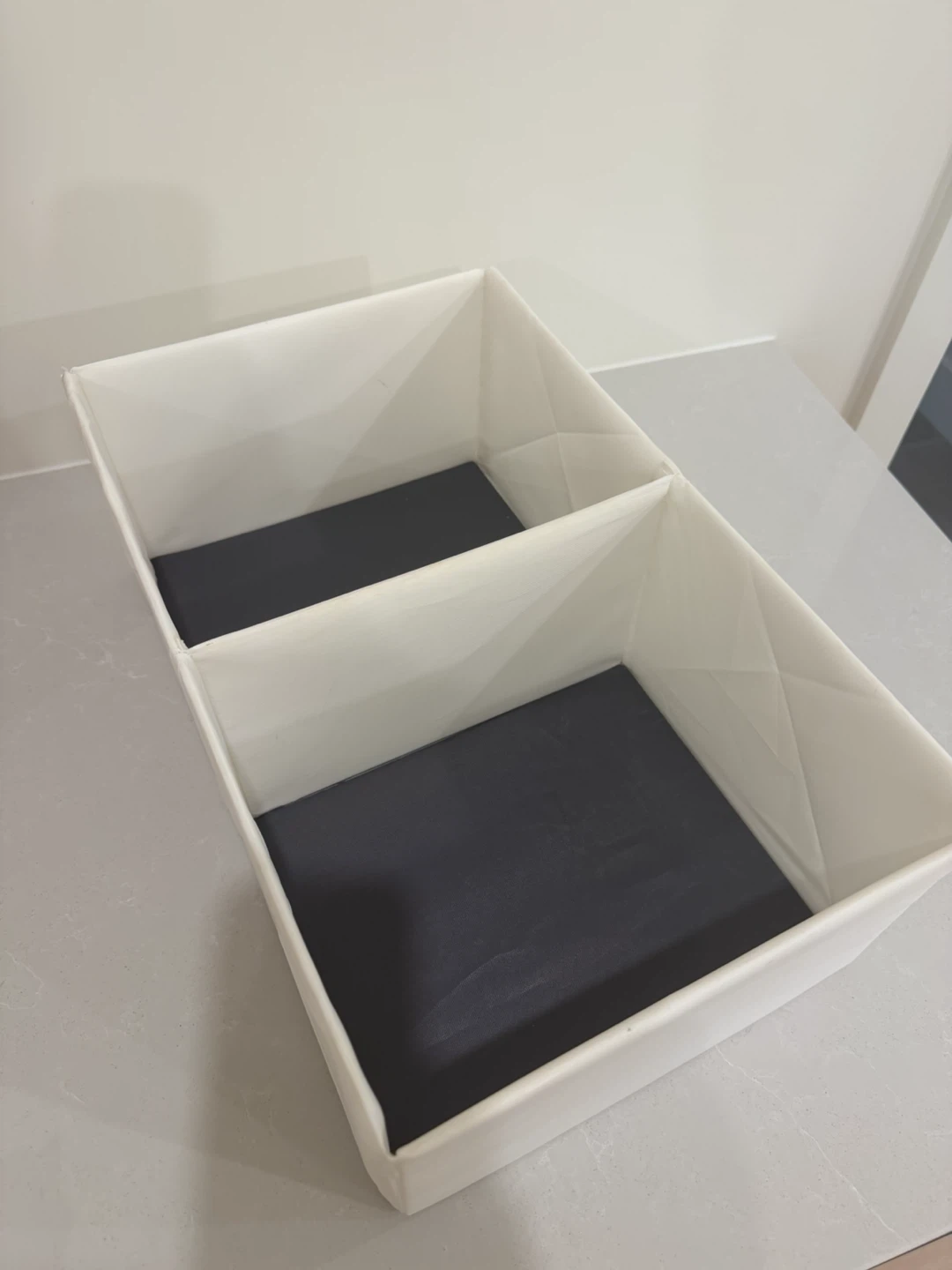 Fabric Storage Organizer Bins with Divider