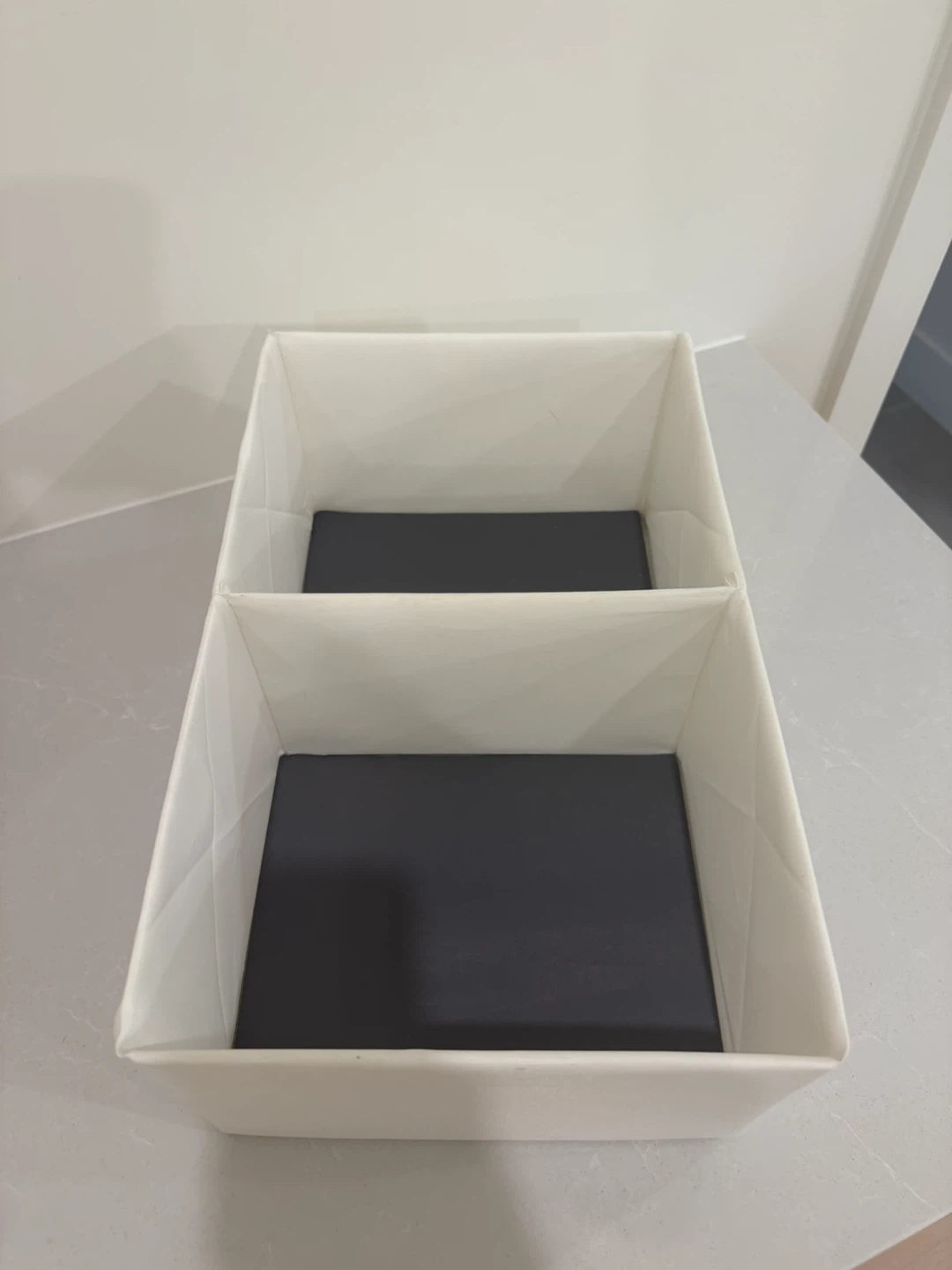Fabric Storage Organizer Bins with Divider - photo 3